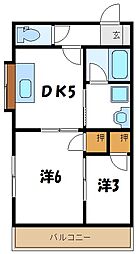 間取図画像 2DK