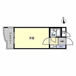日興パレス新小岩 ワンルームの間取図画像