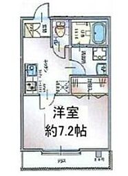 リーヴェル新小岩プレミオ 1階1Kの間取り