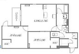 MaisonCalme(メゾンカルム) 2LDKの間取図画像