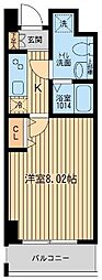 HF葛西レジデンス 1Kの間取図画像