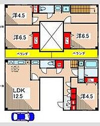 Marieハウス新大橋 4LDKの間取図画像