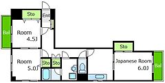 物件の間取り