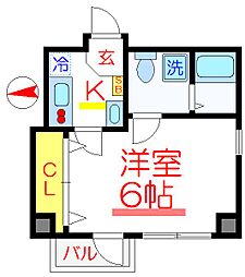 間取図画像 1K