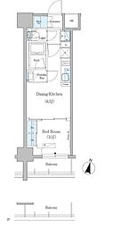 UrbanexAsakusa 1DKの間取図画像