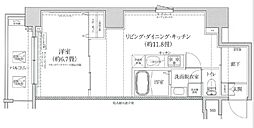 アイルグランデ浅草 1LDKの間取図画像