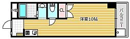 リベール上野 ワンルームの間取図画像