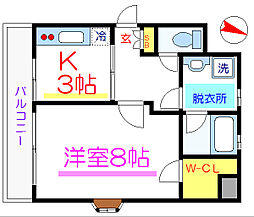 都営浅草線 浅草駅 徒歩2分の賃貸マンション 10階1Kの間取り