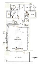 都営浅草線 本所吾妻橋駅 徒歩7分の賃貸マンション 3階1Kの間取り
