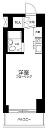 プライムステイ築地 ワンルームの間取図画像