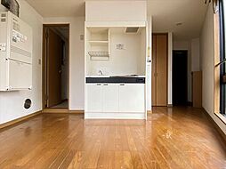 エルハイツ第1テラジマ 3階ワンルームのリビング/ダイニング