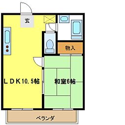 間取図画像 1LDK