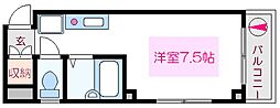 ミナトビル ワンルームの間取図画像