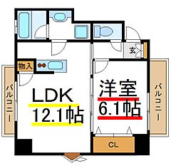 物件の間取り