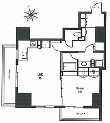 ステイシス町屋 1LDKの間取図画像