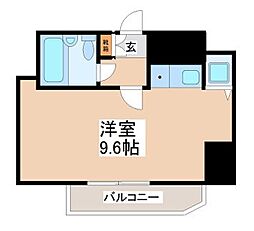 ライオンズマンション梅島第5 ワンルームの間取図画像