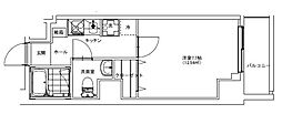 リベール西片 1Kの間取図画像
