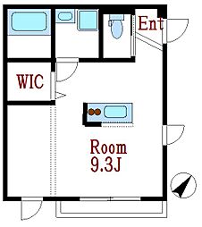 HerbGardenHouse ワンルームの間取図画像