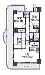 ライオンズマンション朝霧北 3LDKの間取図画像