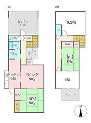 中古戸建　伊勢崎市宮前町 5DKの間取り