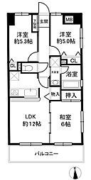 ライオンズガーデンヒルズ宮前平 3LDKの間取図画像