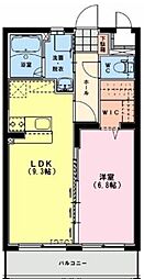 Ｓｕｎ　ｆｏｒｅｓｔ 3階1LDKの間取り