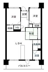間取図画像 2SLDK