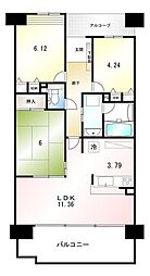 間取図画像 3LDK