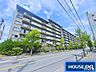 外観：前面道路含む現地写真
