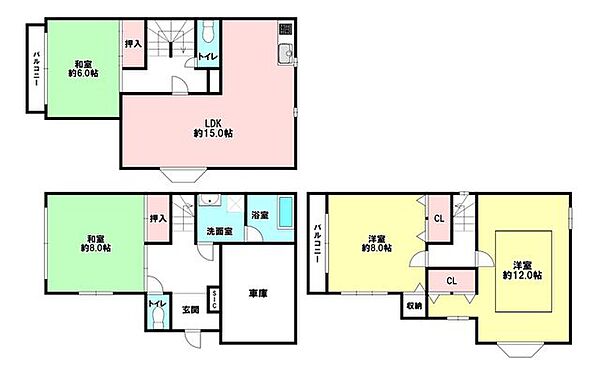 間取り：327001545733