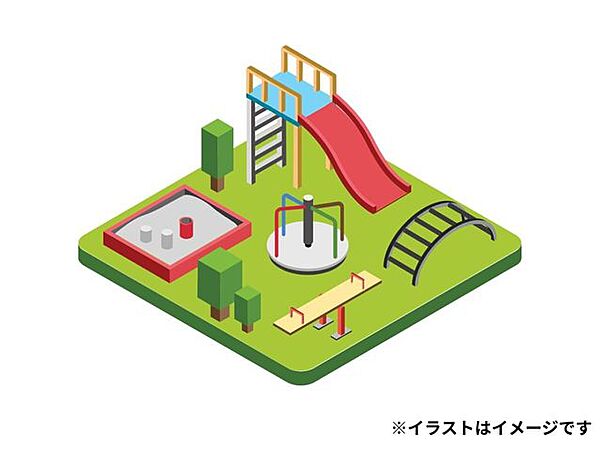 寺内西公園 500m