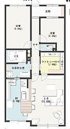 間取図画像 2SLDK