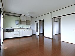 公団狭山住宅3棟 5階2LDKのリビング/ダイニング