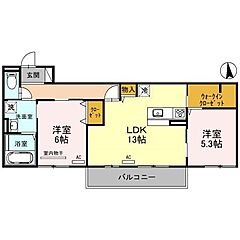物件の間取り