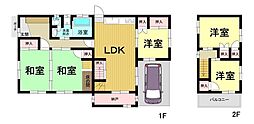 大分市大字小池原　中古戸建 5LDKの間取り