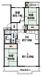 間取図画像 3LDK