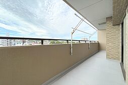 ライオンズマンション左京山第5:バルコニー
