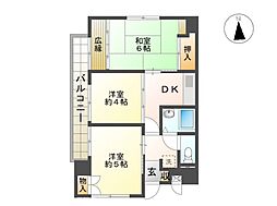 長野電鉄長野線 善光寺下駅 徒歩5分 3DKの間取り