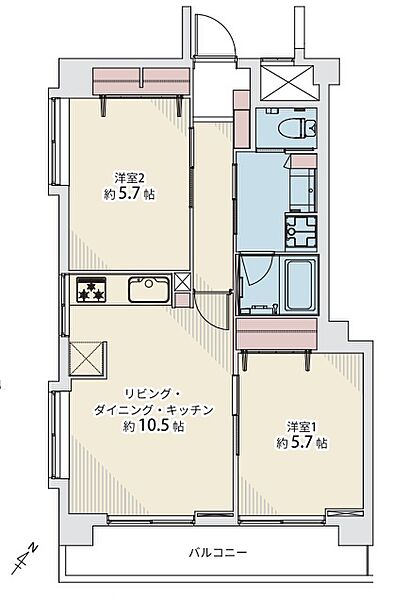間取りを拡大表示