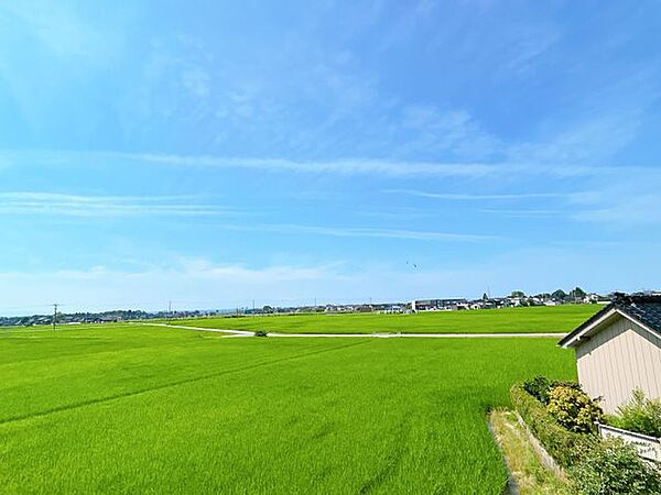 2階西側の和室からの眺望です