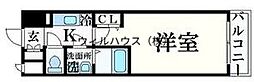 フェニックスレジデンス堺東 1Kの間取図画像