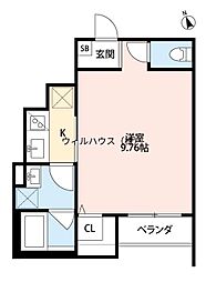 SOAR 1Kの間取図画像