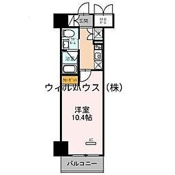 フェニックスレジデンス堺東 1Kの間取図画像