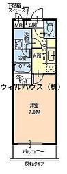 フジパレス堺鳳東3番館 1Kの間取図画像