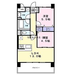 アトリエール堺寺地町 2LDKの間取図画像