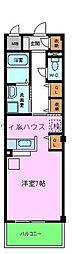 サニーキャンプ東雲1 ワンルームの間取図画像