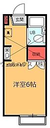 パークサイド和泉中央 1Kの間取図画像