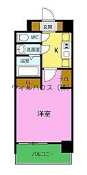 GLUCKMAISONS-SAKAIXVI 1Kの間取図画像