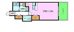 ReisHandler ワンルームの間取図画像