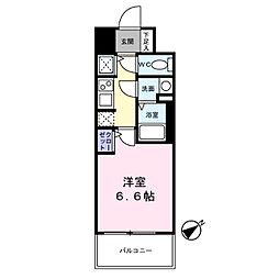 S-RESIDENCE堺湊駅前azure 1Kの間取図画像